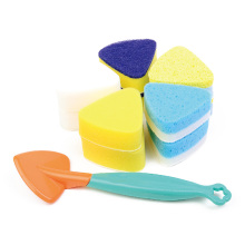 Replaceable head multifunction household cleaning brush